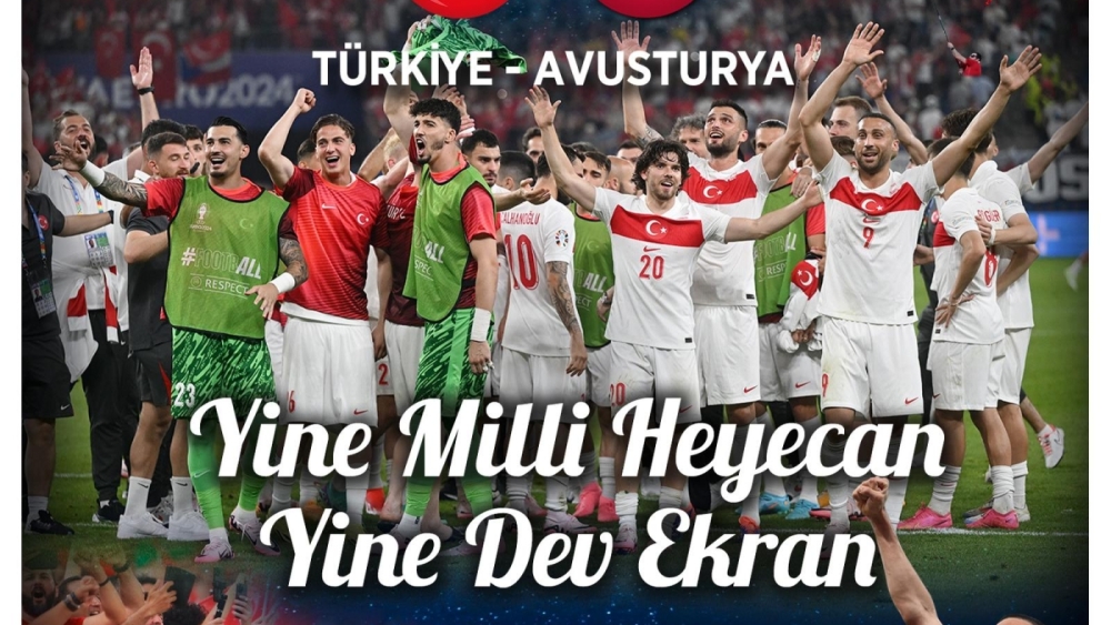 A Milliler Son 16 turunda heyecan Talas’ta dev ekranla verilecek