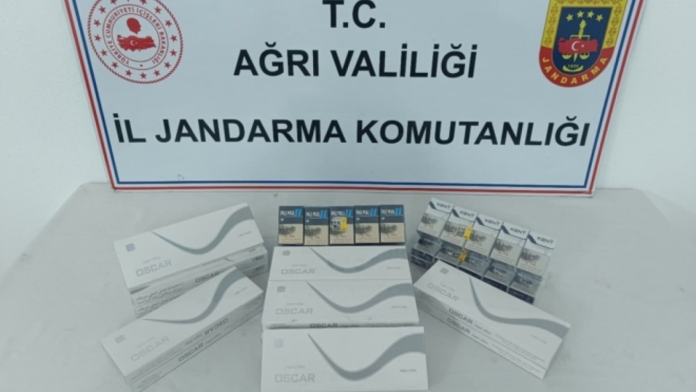 Ağrı'da kaçak sigara operasyonu