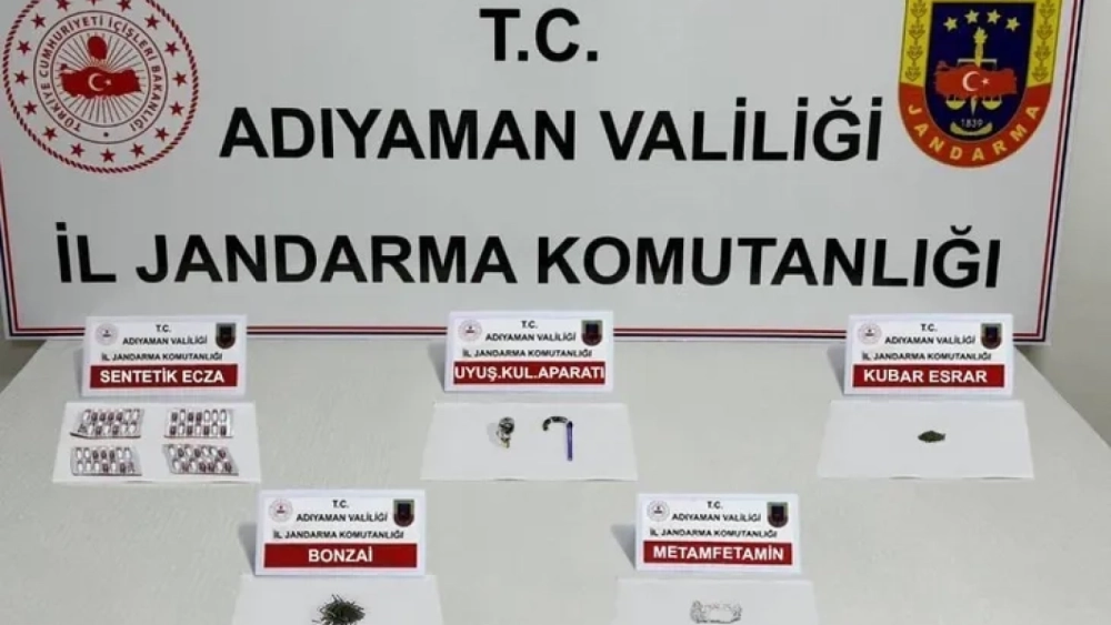 Adıyaman’da uyuşturucu operasyonu: 16 gözaltı