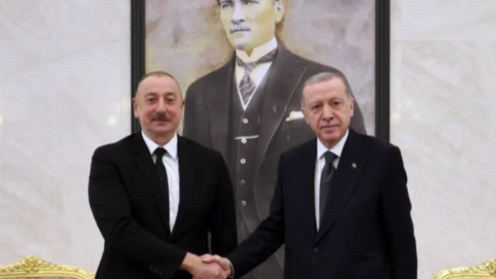 Azerbaycan Cumhurbaşkanı Aliyev Beştepe'de