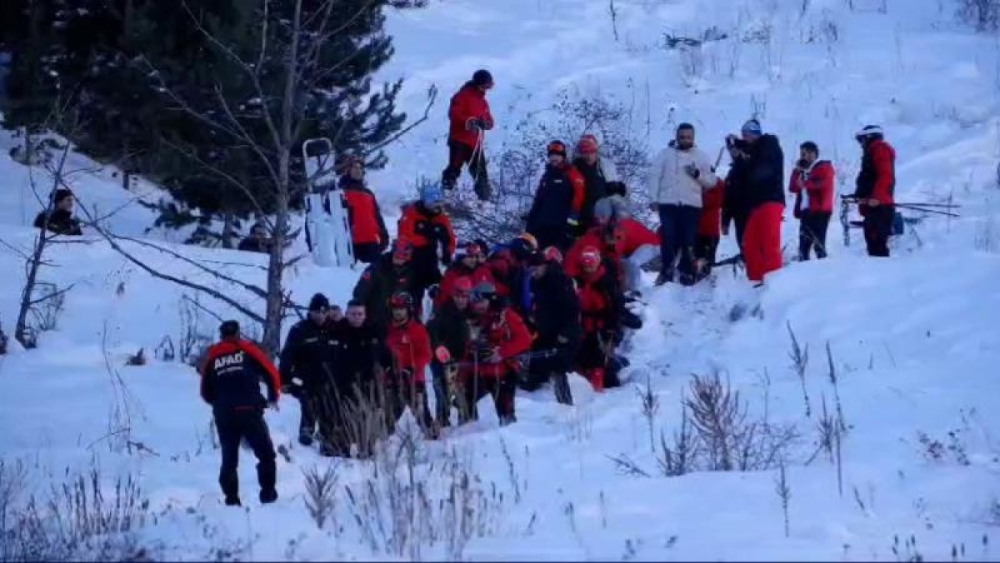 Palandöken'de çığ felaketi