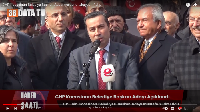 CHP Kocasinan Belediye Başkan Adayı Açıklandı